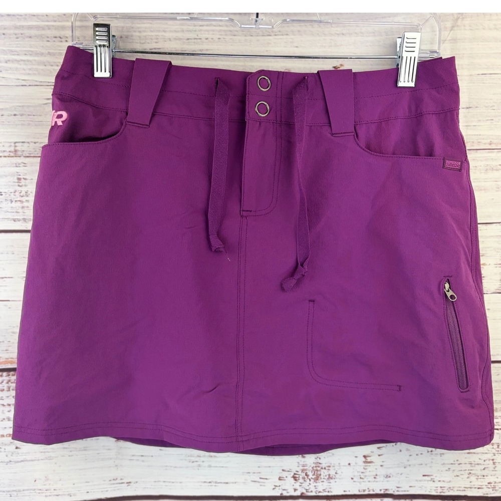 Outdoor Research Ferrosi Skort Purple Hiking Skort Size 4 Built-in Liner